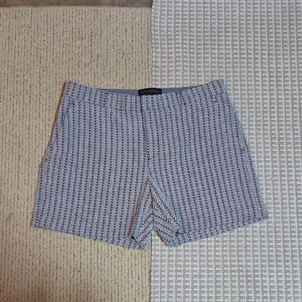 Stylish Black and White Woman Shorts